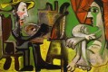 The Artist and His Model L artiste et son modele 5 1964 cubist Pablo Picasso